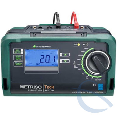 Прилад для вимірювання опору ізоляції, низького опору та напруги METRISO TECH