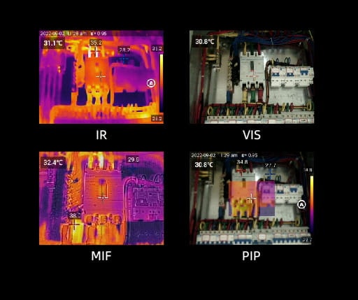Real-time temperature information Real-time temperature information